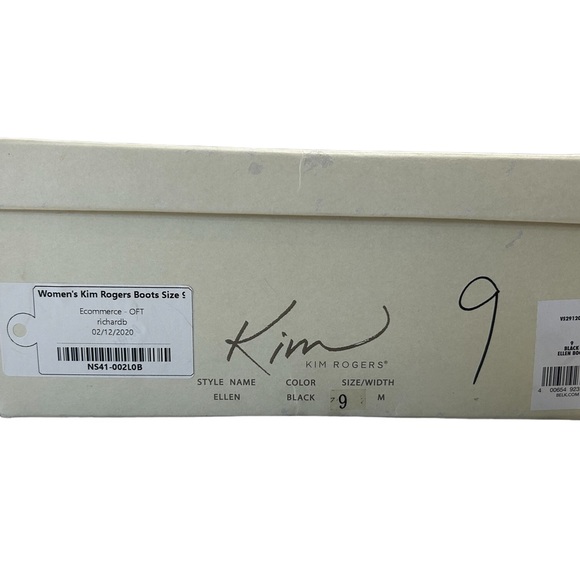 Kim Rogers Black Boots In Box. Size 9 - Picture 5 of 7